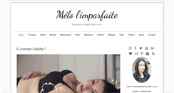 Desktop Screenshot of melolimparfaite.com