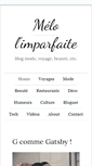 Mobile Screenshot of melolimparfaite.com